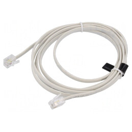 Cablu Telefon Alb RJ11 | Electronic-mag.ro | Componente Electronice