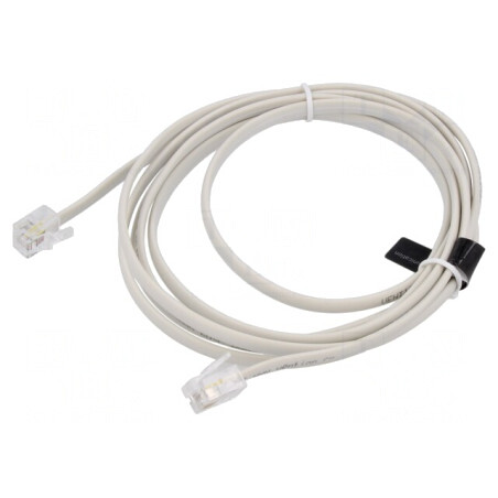 Cablu Telefon Alb RJ11 | Electronic-mag.ro | Componente Electronice