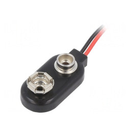 Conector Baterie 9V cu Cabluri 200mm | Electronic-mag.ro | Componente Electronice