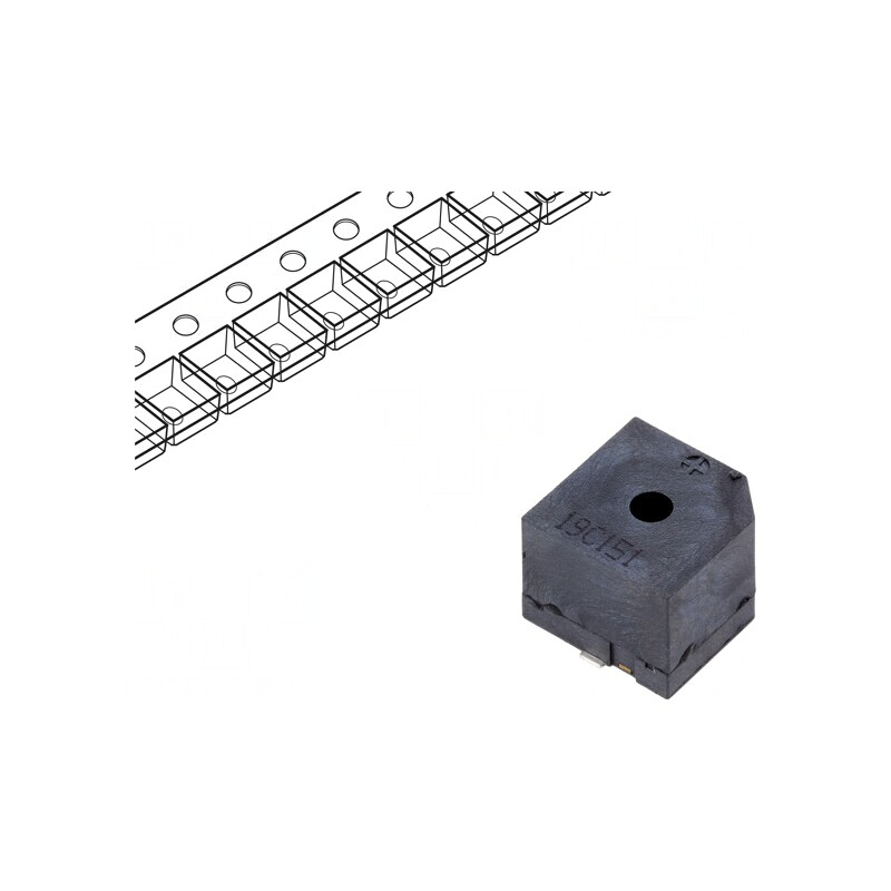 Traductor de Sunet Electromagnetic SMD 2kHz | Electronic-mag.ro | Componente Electronice