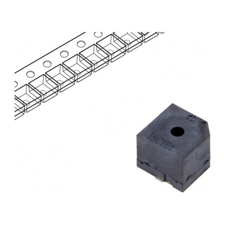 Traductor de Sunet Electromagnetic SMD 2kHz | Electronic-mag.ro | Componente Electronice