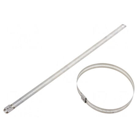 Colier Strângere Oțel Inoxidabil 300mm x 12mm AISI 304 | Electronic-mag.ro | Componente Electronice