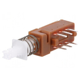 Comutator apăsare 2 poziții 0,5A 100VAC 2A 25VDC | Electronic-mag.ro | Componente Electronice