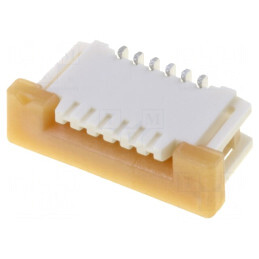 Conector FFC/FPC Vertical 6 PIN ZIF SMT 125V 1A | Electronic-mag.ro | Componente Electronice