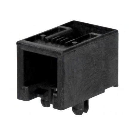 Soclu RJ11 4P4C SMT Profil Jos | Electronic-mag.ro | Componente Electronice
