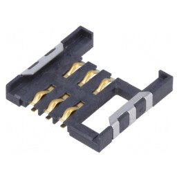 Conector Carduri SIM SMT Gold Flash 1A | Electronic-mag.ro | Componente Electronice