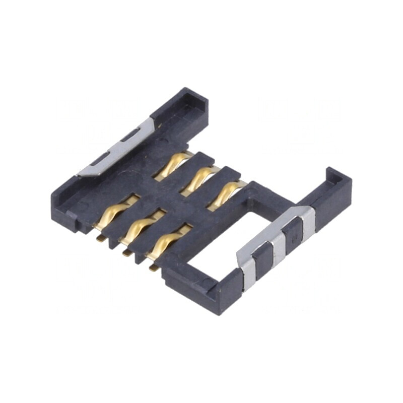 Conector Carduri SIM SMT Gold Flash 1A | Electronic-mag.ro | Componente Electronice