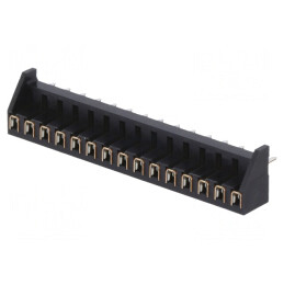 Conector PCB-PCB Mamă 15 PIN 2.54mm THT Soclu