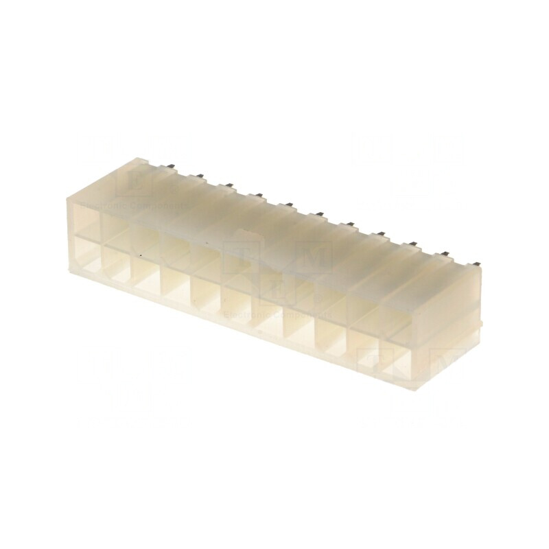 Soclu Cablu-Placă Tată 4,2mm 22P THT 7A Cositorit | Electronic-mag.ro | Componente Electronice