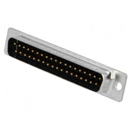 Mufă D-Sub 37 Pini Tată Aurită pentru Lipire pe Cablu | Electronic-mag.ro | Componente Electronice