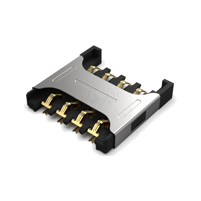 Conector Micro SIM Push-Pull SMT Gold | Electronic-mag.ro | Componente Electronice
