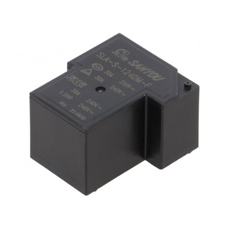 Releu electromagnetic SPST-NO 24VDC 30A SLA | Electronic-mag.ro | Componente Electronice