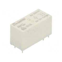 Releu Electromagnetic 24VDC 16A 250VAC SPST-NO THT | Electronic-mag.ro | Componente Electronice