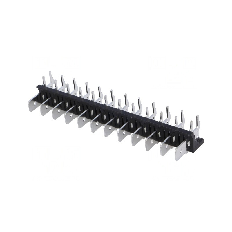 Conector Spadă 6,3mm THT 250V 90° | Electronic-mag.ro | Componente Electronice