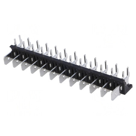 Conector Spadă 6,3mm THT 250V 90° | Electronic-mag.ro | Componente Electronice