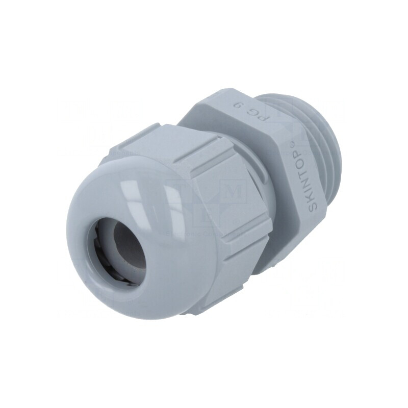 Garnitură etanșare poliamidă PG9 gri IP68 | Electronic-mag.ro | Componente Electronice