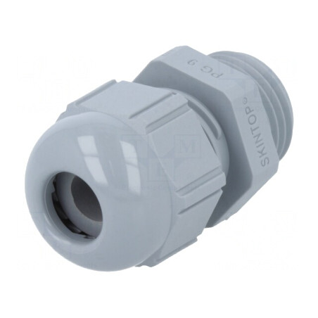 Garnitură etanșare poliamidă PG9 gri IP68 | Electronic-mag.ro | Componente Electronice