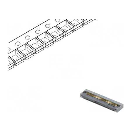 Conector FFC/FPC Orizontal 40P ZIF | Electronic-mag.ro | Componente Electronice