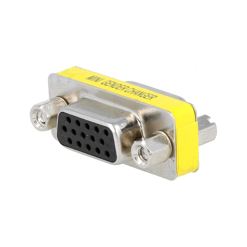 Adaptor D-Sub 15 pini HD Dual Soclu | Electronic-mag.ro | Componente Electronice Adaptor D-Sub 15 pini HD Dual Soclu | Electronic-mag.ro | Componente Electronice
