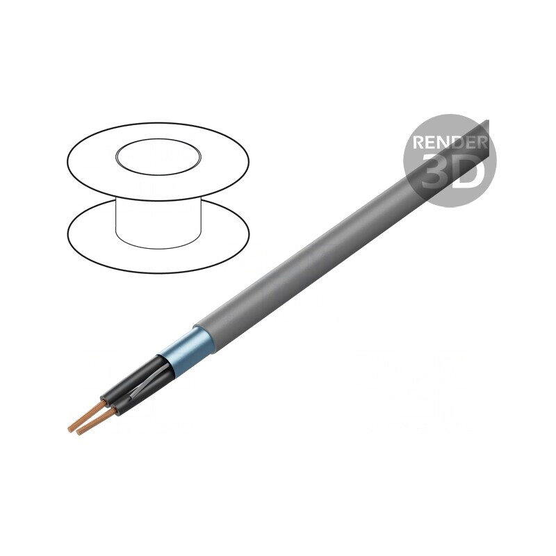 Cablu Ecranat 2x1mm2 PVC Gri | Electronic-mag.ro | Componente Electronice Cablu Ecranat 2x1mm2 PVC Gri | Electronic-mag.ro | Componente Electronice