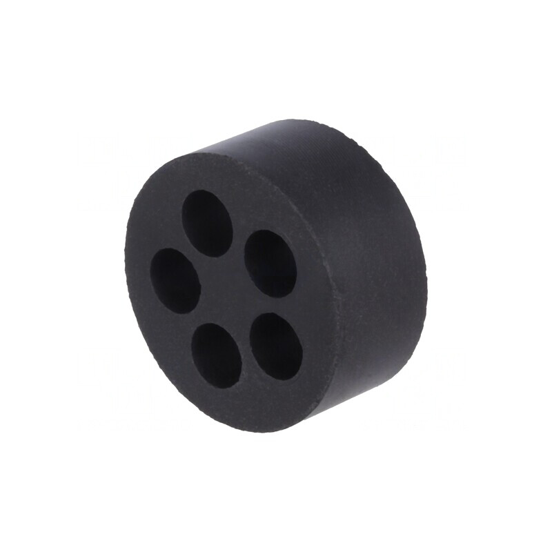 Insert Presetupă 6mm M32 IP54 Cauciuc NBR 5 Orificii | Electronic-mag.ro | Componente Electronice