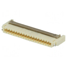 Conector FFC/FPC Orizontal 18 PIN Profil Jos Contacte Duble | Electronic-mag.ro | Componente Electronice