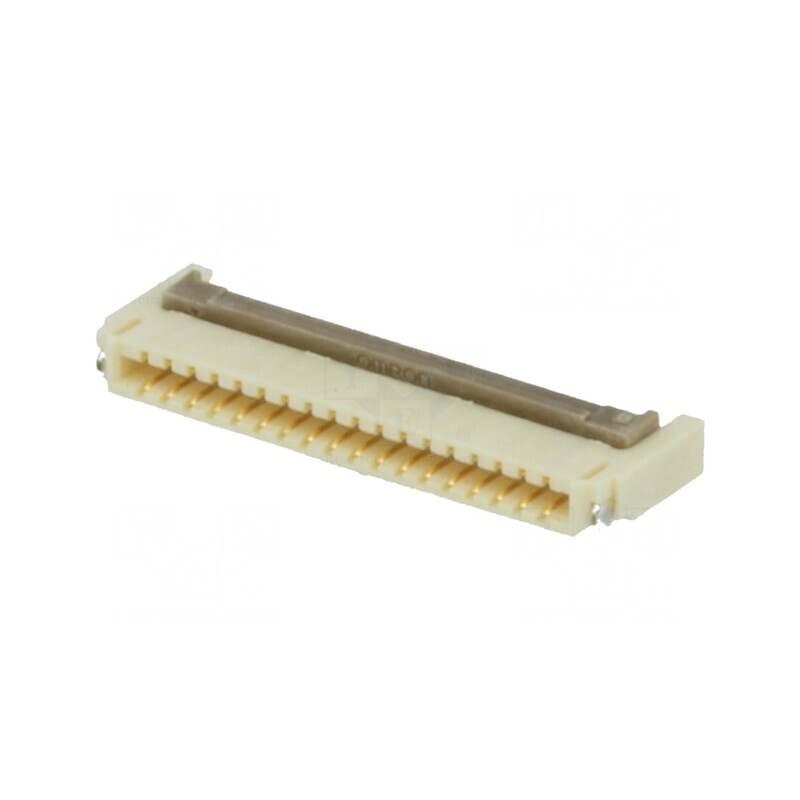 Conector FFC/FPC Orizontal 18 PIN Profil Jos Contacte Duble | Electronic-mag.ro | Componente Electronice