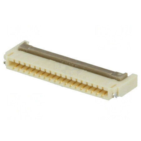 Conector FFC/FPC Orizontal 18 PIN Profil Jos Contacte Duble | Electronic-mag.ro | Componente Electronice