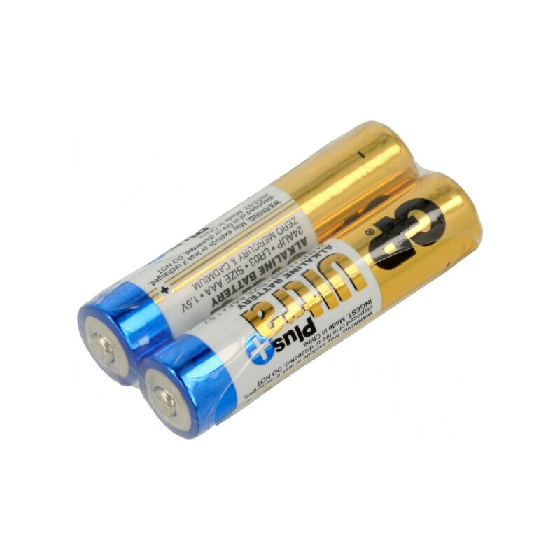 Baterii alcaline AAA 1,5V 2 buc. | Electronic-mag.ro | Componente Electronice