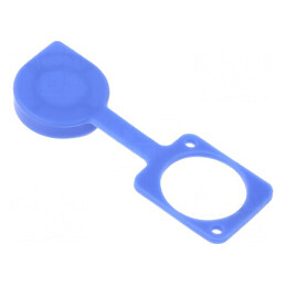 Capac de protecție albastru XLR 19x24mm | Electronic-mag.ro | Componente Electronice