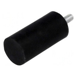 Picioruș Vibro-Absorbant 15mm 30mm Duritate 40±5 Shore | Electronic-mag.ro | Componente Electronice