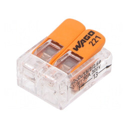 Bornă Cu Eliberare Rapidă 0,5-6mm2 450V 41A | Electronic-mag.ro | Componente Electronice