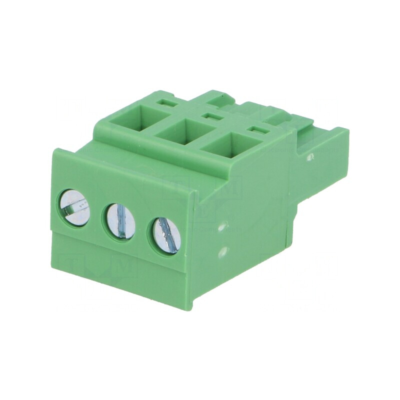 Regletă Conexiuni Deconectabilă 5mm 3 Piste Unghi Mufă | Electronic-mag.ro | Componente Electronice