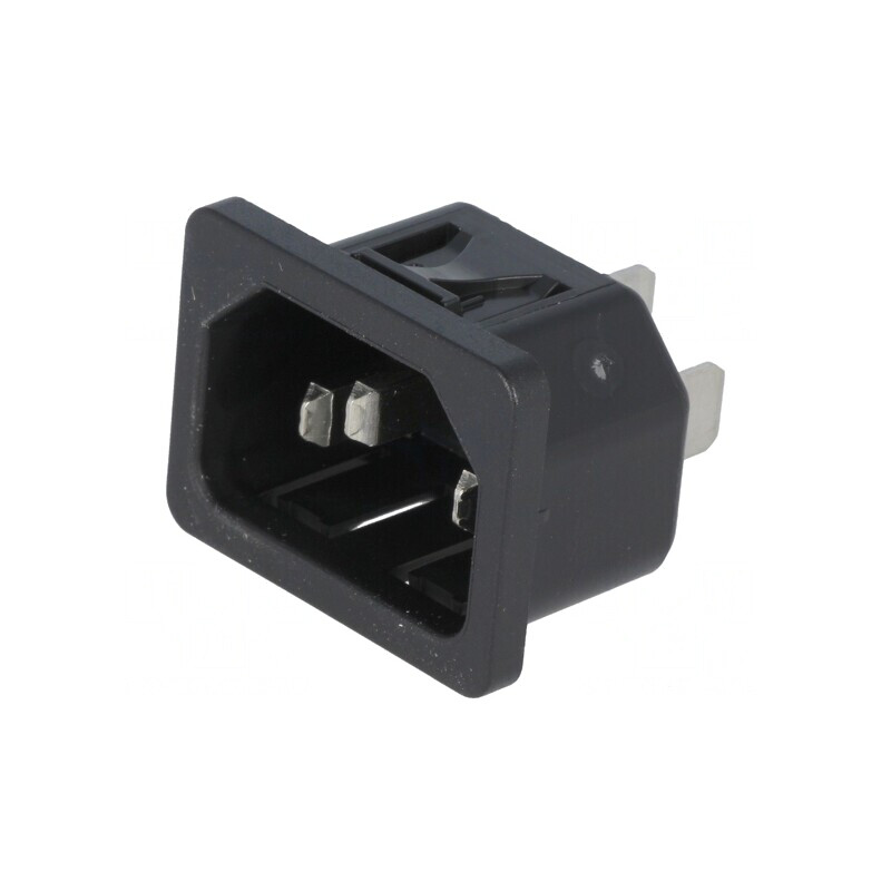 Conector Alimentare AC Tată 10A 250VAC IEC 60320 | Electronic-mag.ro | Componente Electronice Conector Alimentare AC Tată 10A 250VAC IEC 60320 | Electronic-mag.ro | Componente Electronice