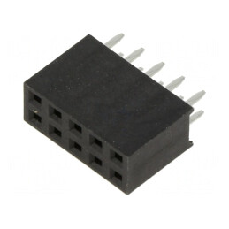 Soclu pini mamă 2,54mm 10 pini THT PCB drept | Electronic-mag.ro | Componente Electronice