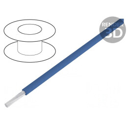 Cablu litat albastru închis 22AWG 600V 30m | Electronic-mag.ro | Componente Electronice