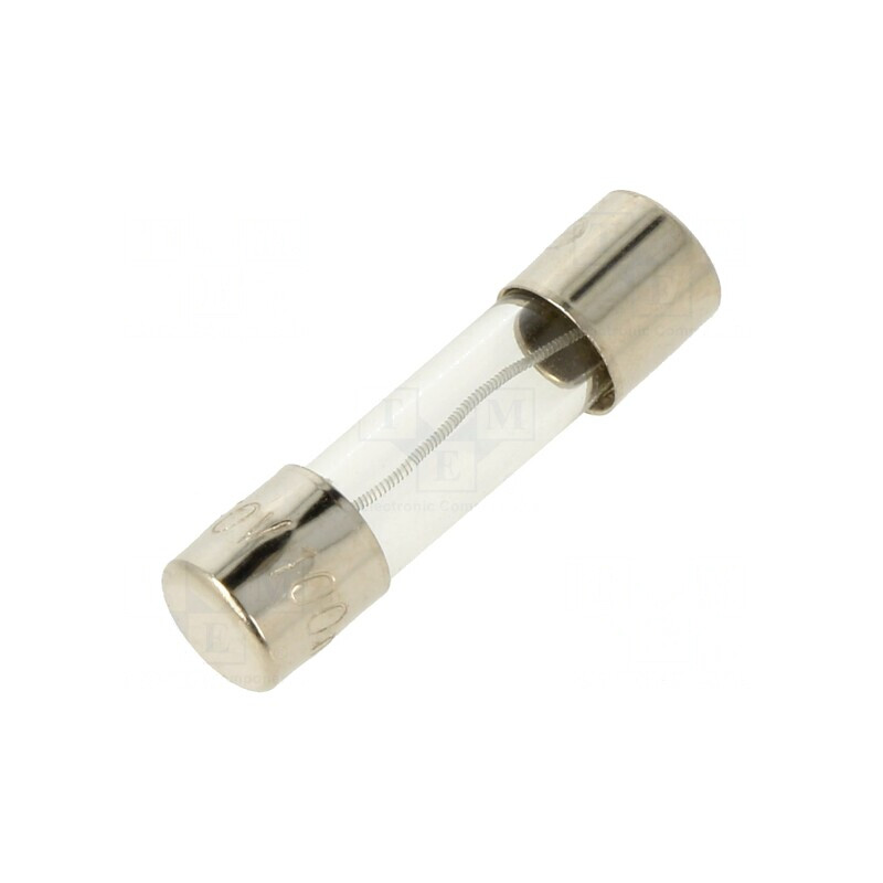 Siguranță cu întârziere medie 100mA 250VAC din sticlă | Electronic-mag.ro | Componente Electronice