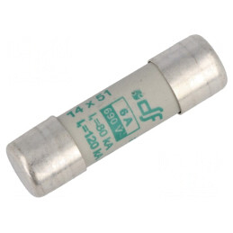 Siguranță AM 6A 500VAC 14x51mm | Electronic-mag.ro | Componente Electronice