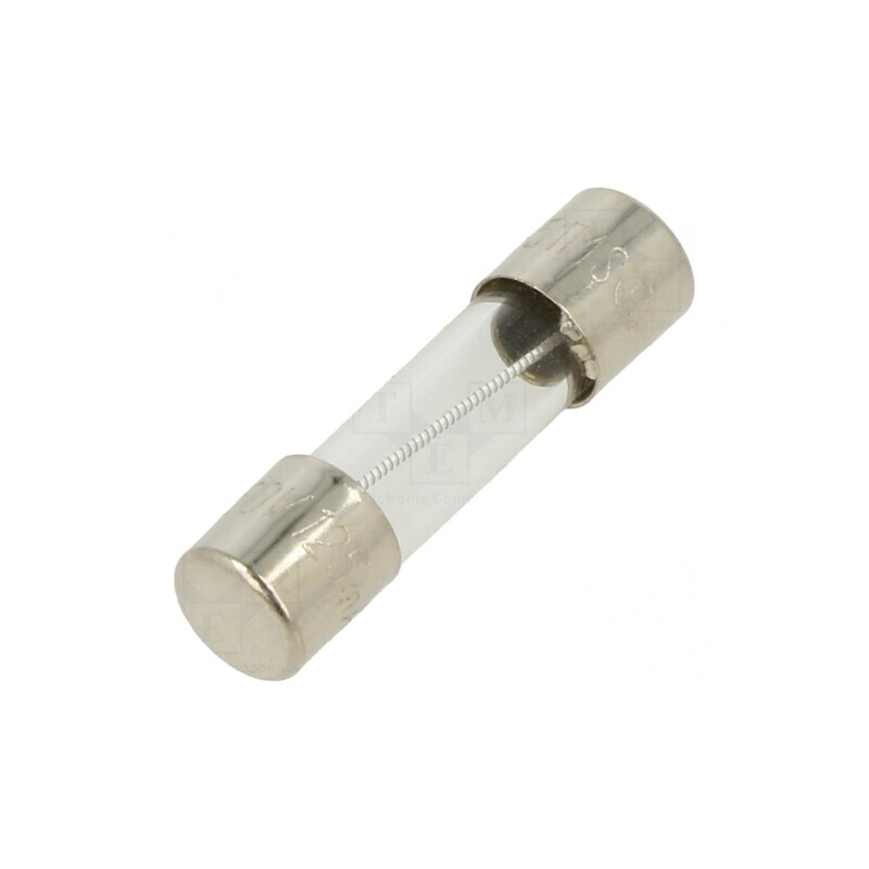 Siguranță cu întârziere 125mA 250V sticlă | Electronic-mag.ro | Componente Electronice