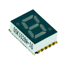 Afişaj LED 7 Segmente 7mm Verde | Electronic-mag.ro | Componente Electronice