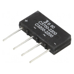Punte Redresoare Monofazată 160V 3.7A 150A THT | Electronic-mag.ro | Componente Electronice