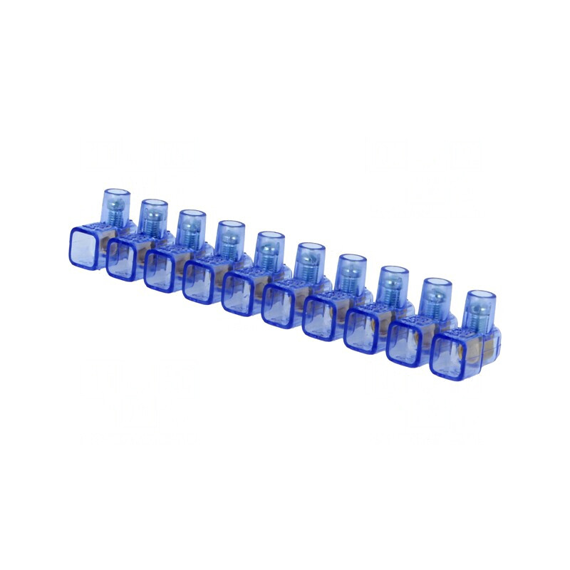 Regletă de Conexiuni Terminal cu Șurub 1,5mm2 450V 10 Piste | Electronic-mag.ro | Componente Electronice