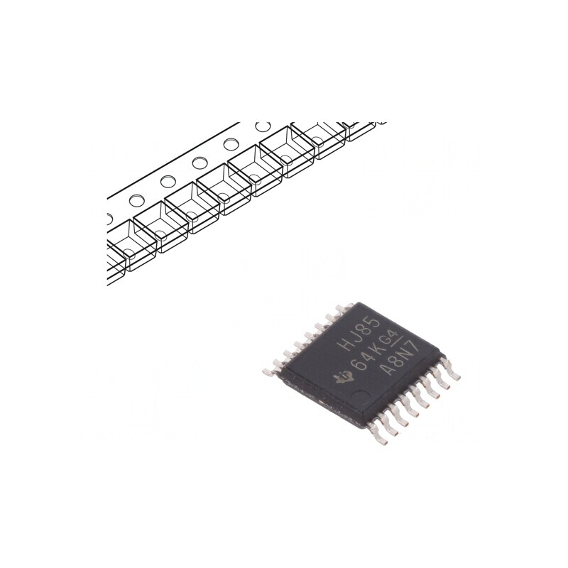 Comparator Digital 4bit SMD TSSOP16 2-6VDC Rola Banda | Electronic-mag.ro | Componente Electronice