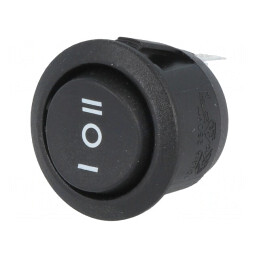 Comutator Basculant SP3T 10A 250V Negru | Electronic-mag.ro | Componente Electronice