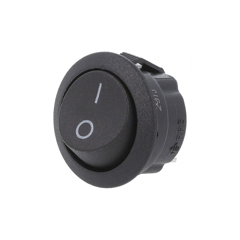 Comutator Rocker ON-OFF 10A/250VAC Negru | Electronic-mag.ro | Componente Electronice