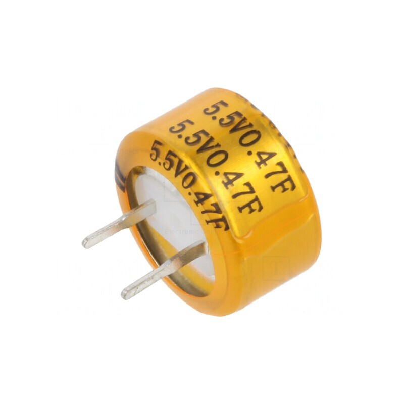 Supercondensator THT 470mF 5,5V 13,2x7mm | Electronic-mag.ro | Componente Electronice