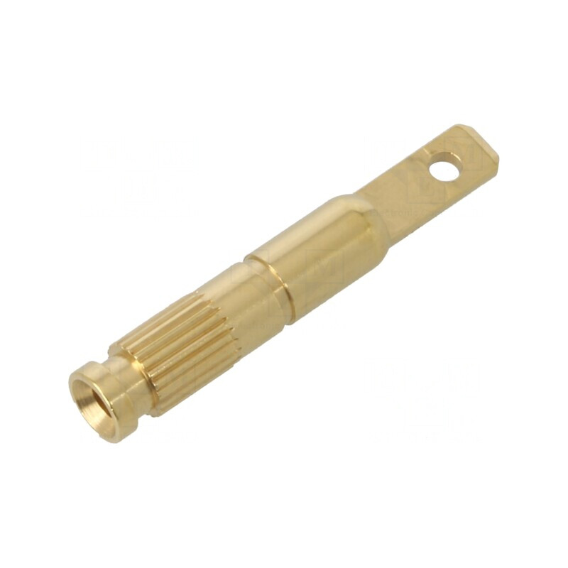 Soclu Banană Aurit 2mm 10A 30V/60V | Electronic-mag.ro | Componente Electronice