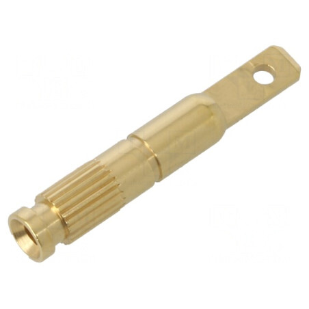 Soclu Banană Aurit 2mm 10A 30V/60V | Electronic-mag.ro | Componente Electronice