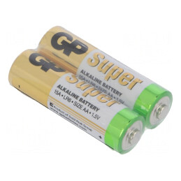 Baterie alcalină 1,5V AA nereîncărcabilă 2 buc. | Electronic-mag.ro | Componente Electronice