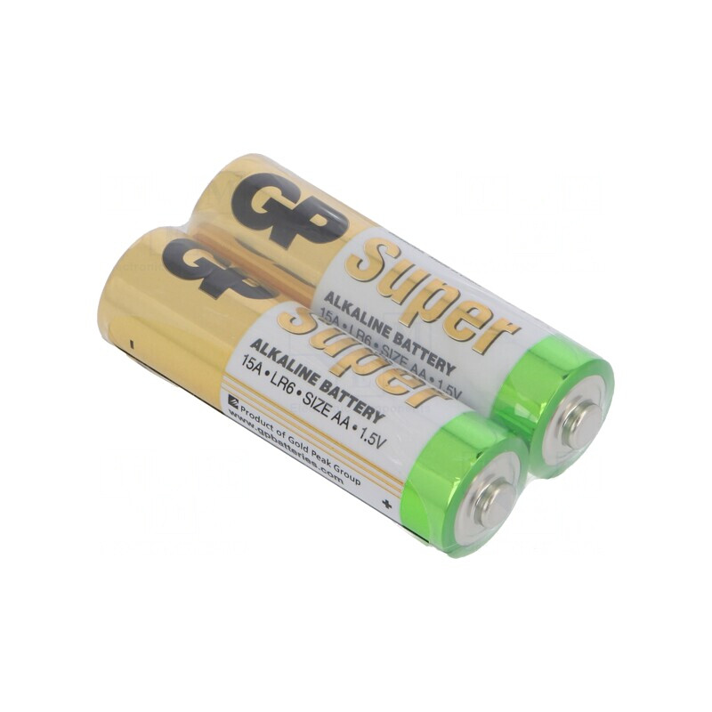 Baterie alcalină 1,5V AA nereîncărcabilă 2 buc. | Electronic-mag.ro | Componente Electronice